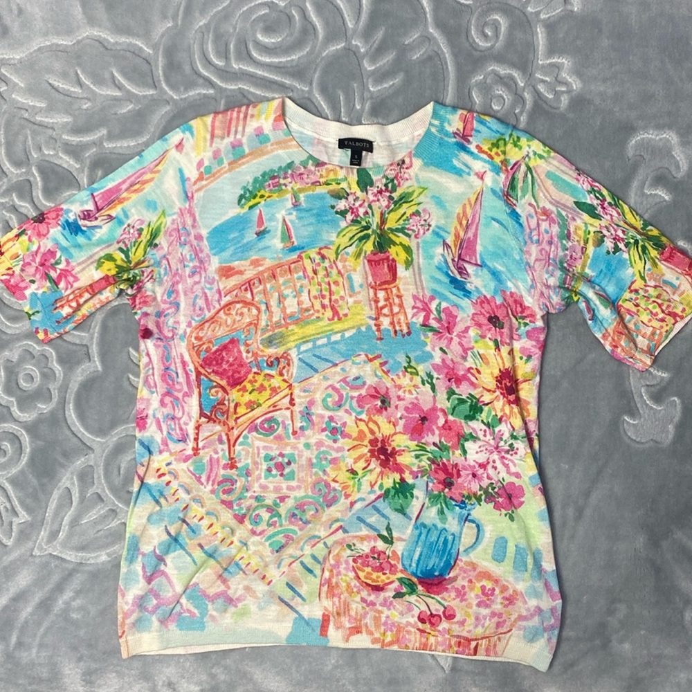 Talbots Small Blouse 100% cotton